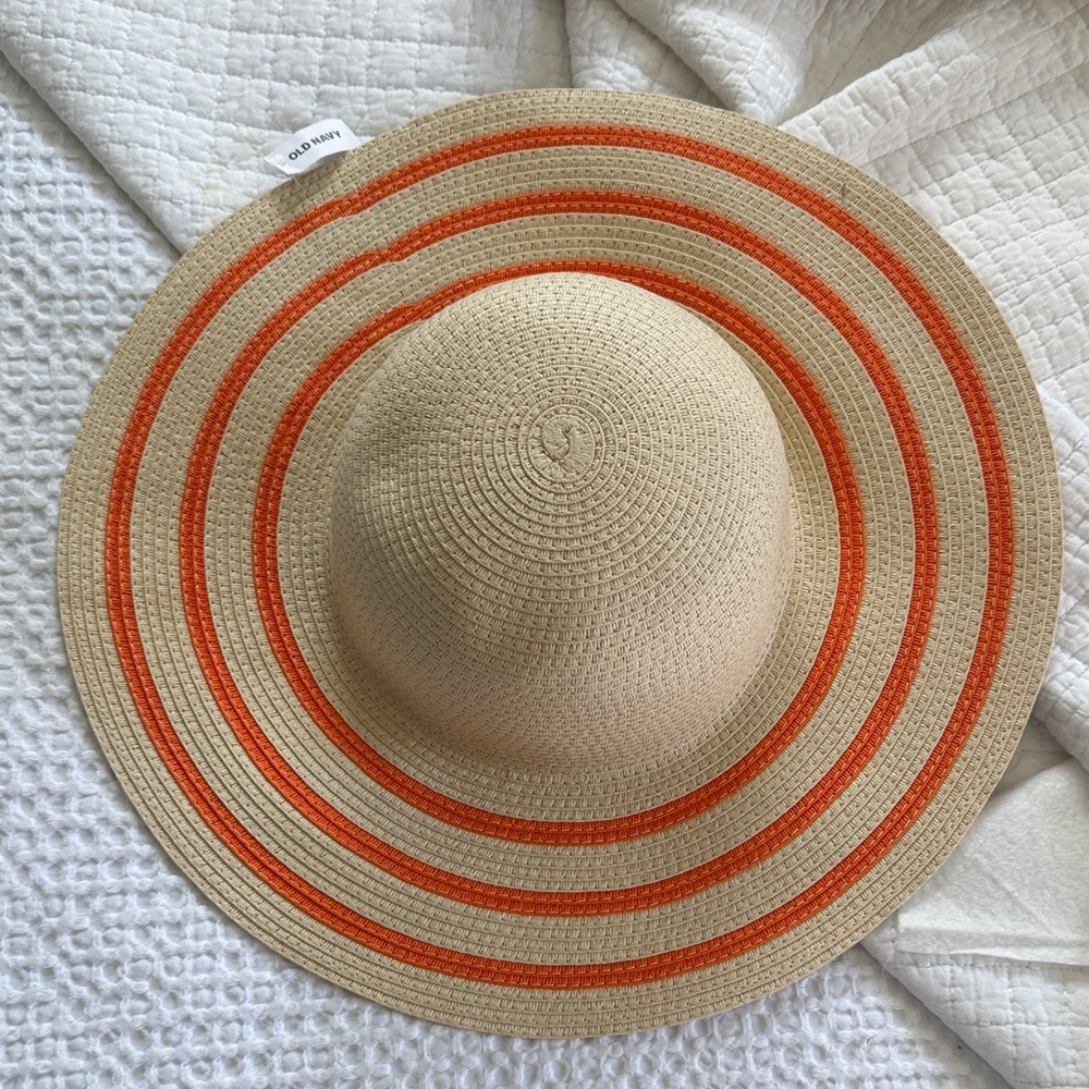 Old Navy Tan and Orange Sun Hat